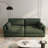 Bentura Upholstered Green Corduroy Modular Sofa with Pillow Back and Solid Wood Legs-410654923