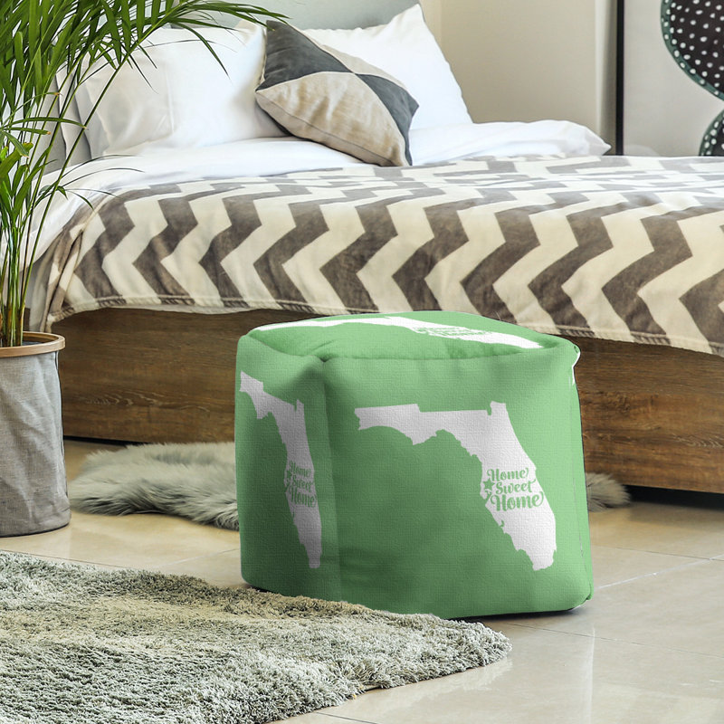 Repose-pieds à cubes tampa the home, Vert