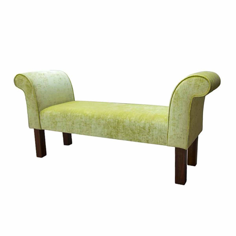 Medium Settle Bench, Solid Colour, Green
