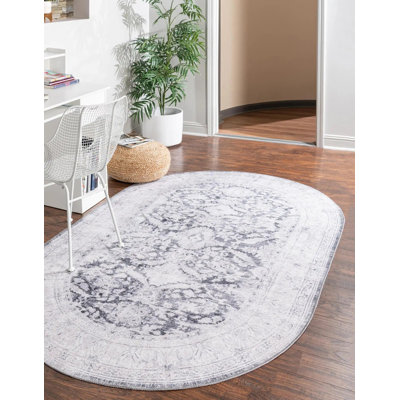 Antwane Chenille Oriental Indoor Rug