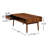 Sabornton 40" Wooden Coffee Table with Drawer, Walnut