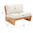 Despina Teak Patio Chair with Cushions-100259692