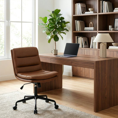 Orvind Faux Leather Office Chair