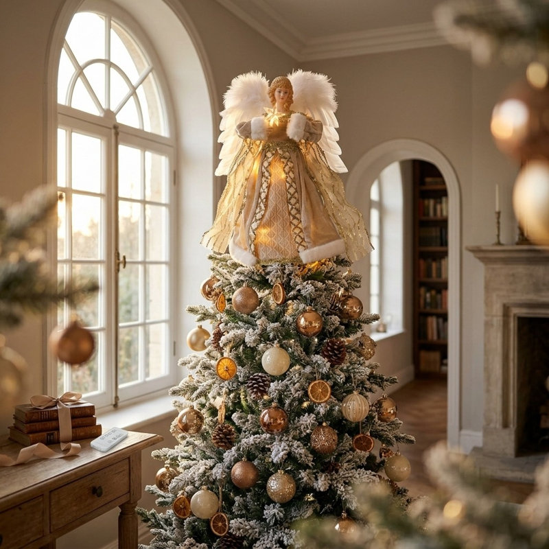 30 cm Polyester Shatterproof Tree Topper