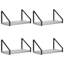 4 -Piece Steel Floating Shelf