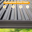 Pergola 8 x 5 pi à persiennes pour barbecue, brun-130838246