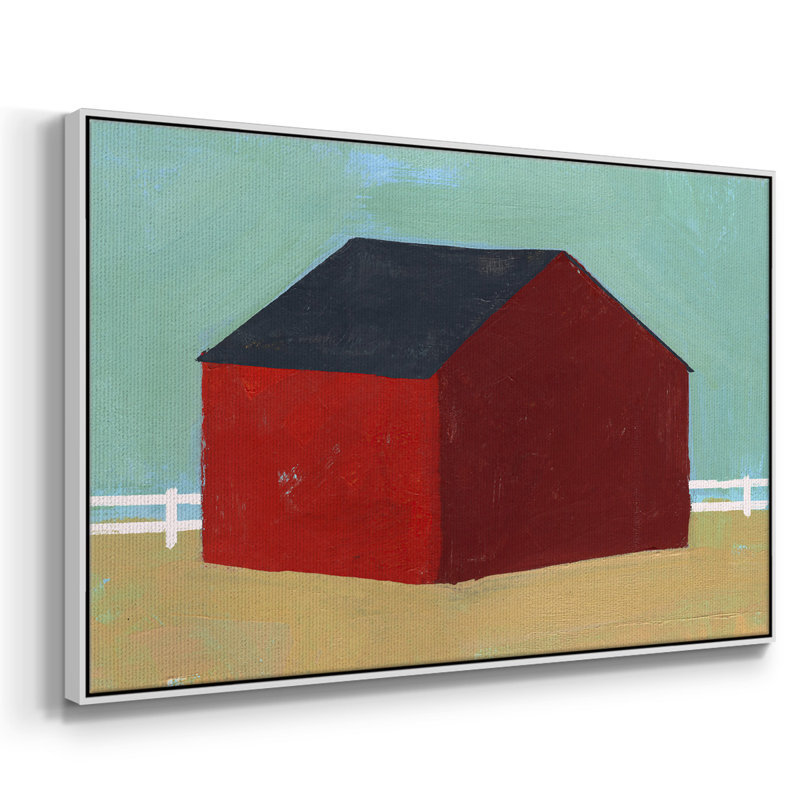 Toile tendue encadrée Big Red One III, H 25 po x l 37 po x P 2 po, Cadre blanc