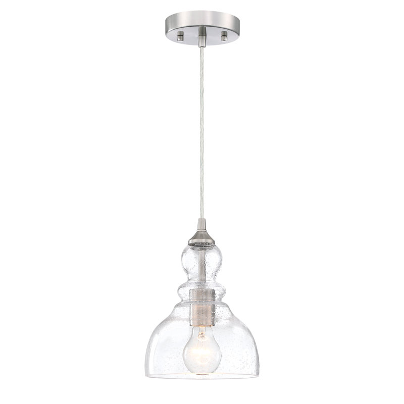 Dahab 3 - Light Nickel Teardrop Pendant