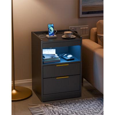 40cm W Bedside Table