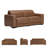 Rally-Up 2-Piece Power Reclining Sectional Loveseat