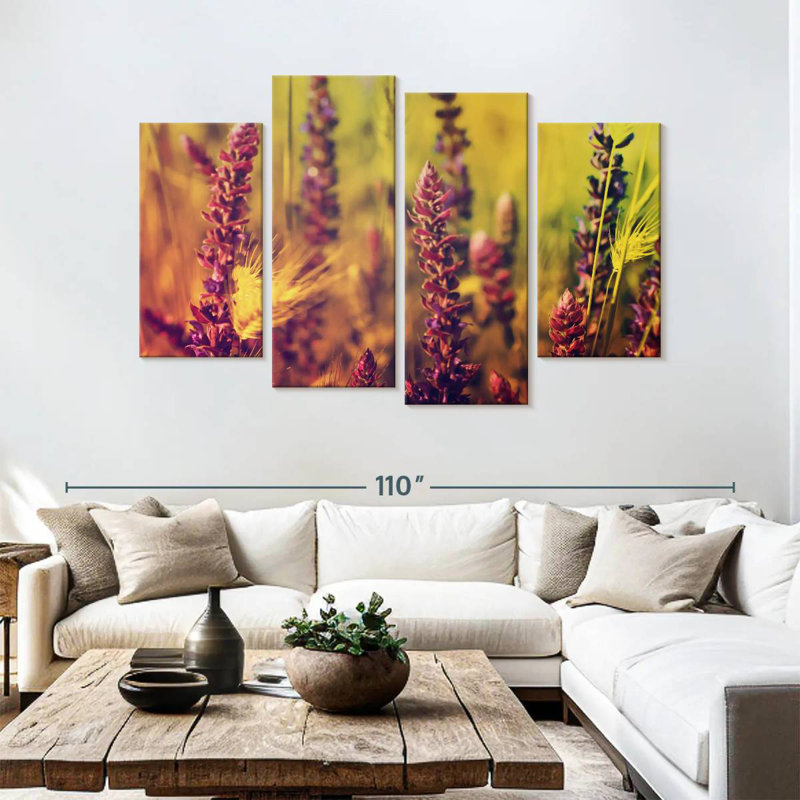 Pré de fleurs Harnek, H 54 po x l 84 po