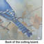 Planche à découper en verre Blue Jay