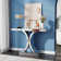 Rillamas 43.3'' Mirrored Glass Console Table