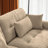 Versatile Modular Sofa with Movable Ottomans and Plush Pillows for Cozy Living