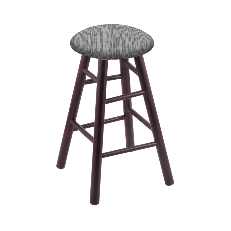 Swivel 24" Bar Stool, Dark Cherry Maple, Graph Alpine, Extra Tall (36” Seat Height)