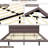 Floating Bed Frame With Under - Led Lights And 8 Dynamic Options, Full Size Modern Pu Bed, Coffee, Design Remote Controlled Build, Easy Setup-79707571-79707572