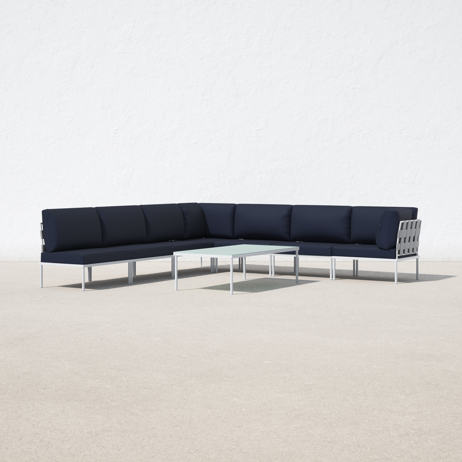 Harmony 8-Person Patio Seating Group, Navy