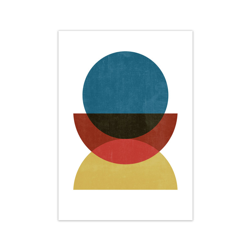 Retro Colourful - Print, Unframed, 84cm H x 59cm W x 1cm D