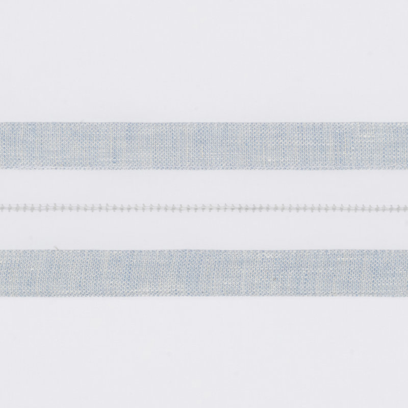 Malibu Sham, Standard, White/Light Blue