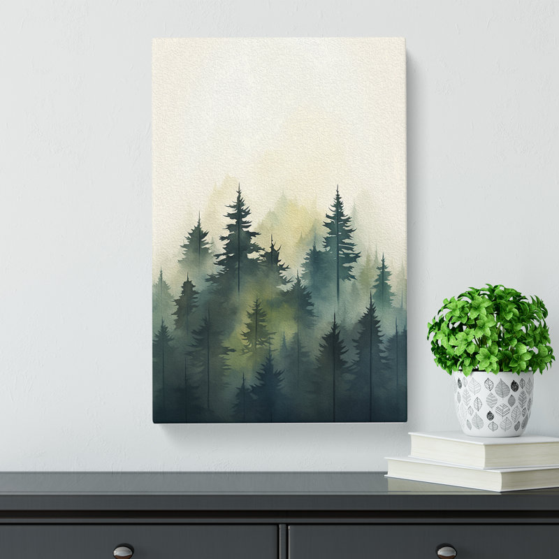 Forest Minimalism No.2 - Wrapped Canvas, 76cm H x 50cm W x 3cm D