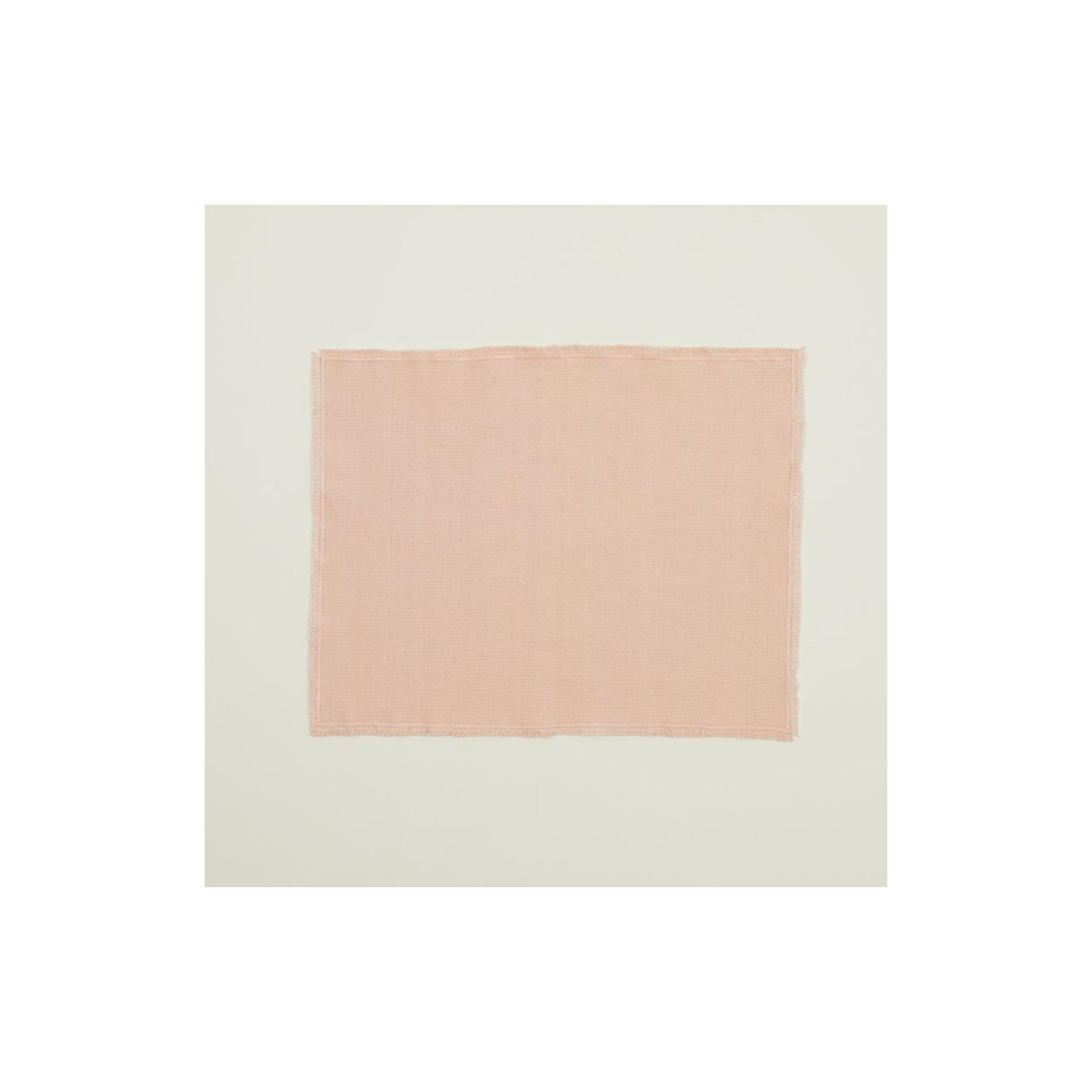 Jarmaine Cotton Rectangle Placemat, Blush