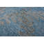 Tapis unique en viscose noué à la main bleu de 8 pi 4 po x 9 pi 10 po Gamari