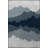 Black Mountain Themed Traditional Woven Based Washable Rug-88234261