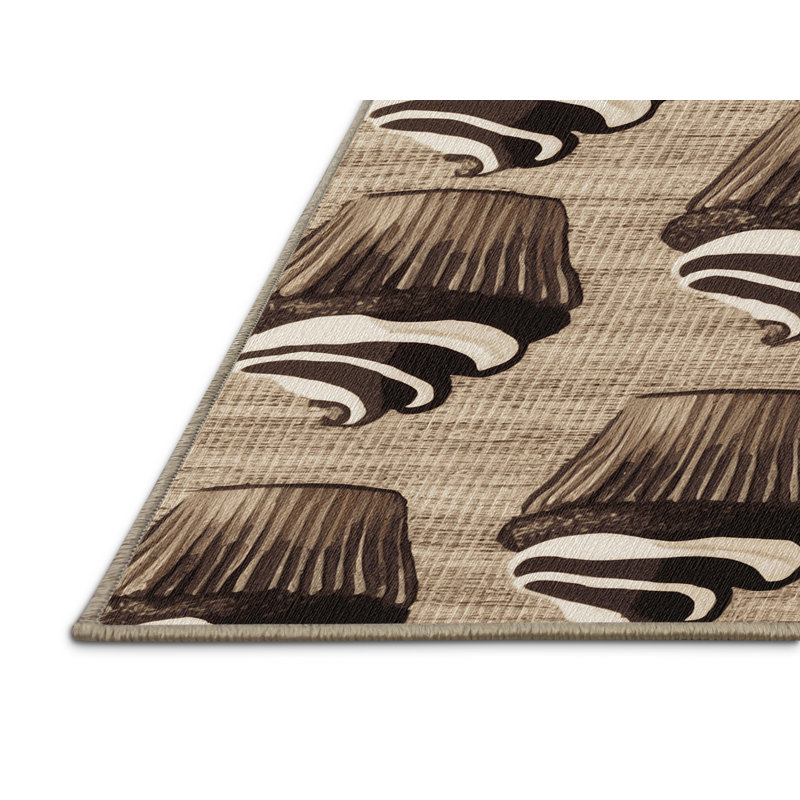  Tapis lavable avec pattes d'hôtes, Rectangle de 5 pi x 8 pi