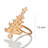 Gold Napkin Rings Set of Christmas Tree with Star for Elegant Holiday Table Decor & Christmas Gift