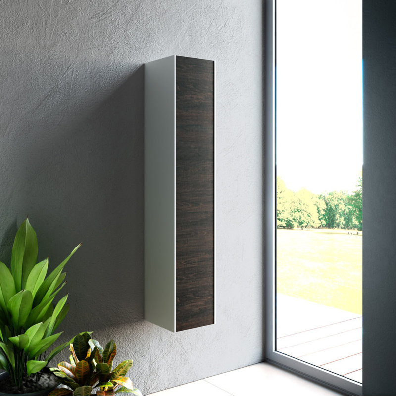Dorcus Linen Cabinet, Dark Brown