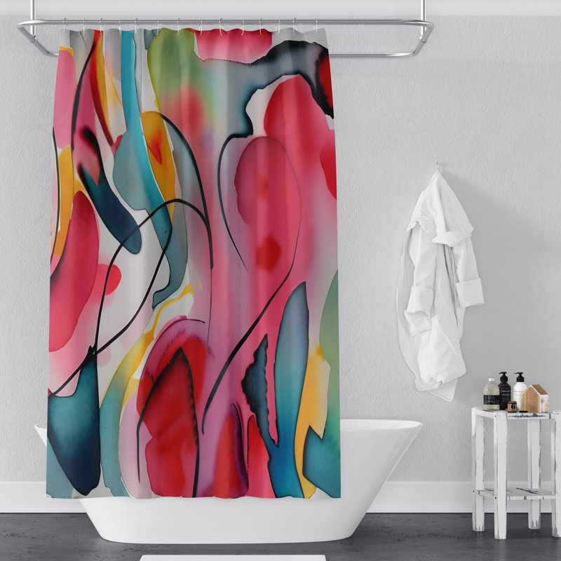 Rideau de douche Alicha, H 72 po x l 70 po