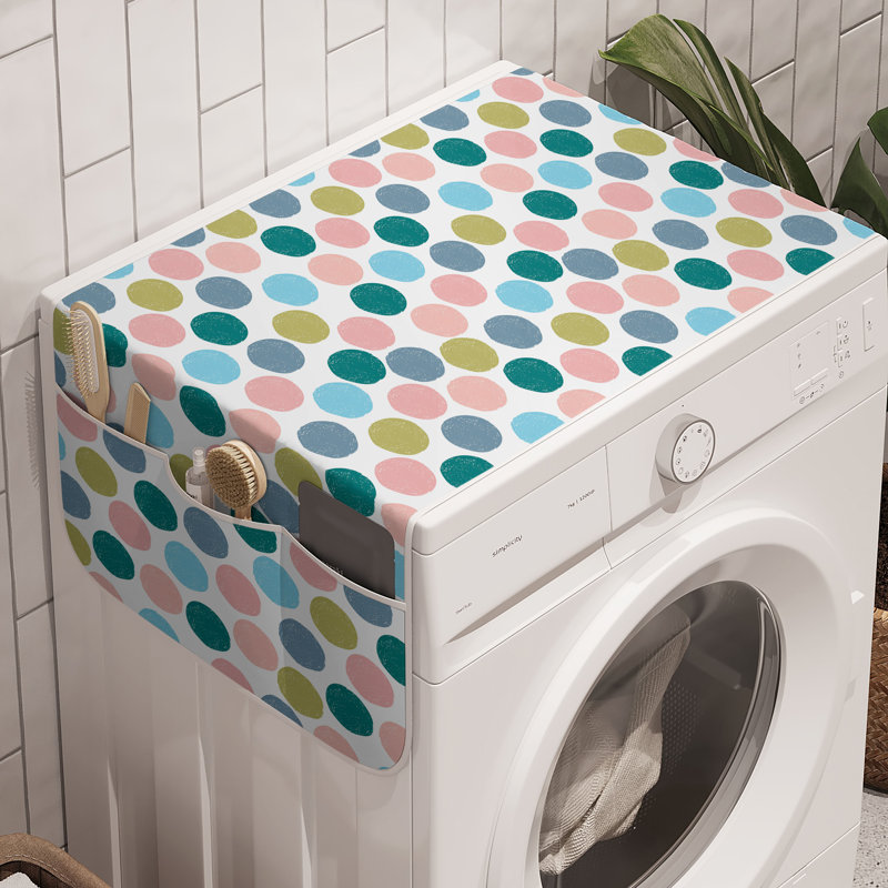 East Urban Home Abstract Washing Machine Organizer Pack of 2 47" x 18.5"