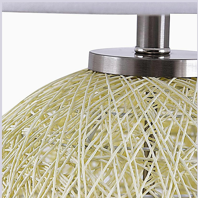 D16.1''xH26'' Table Lamp with Beige Paper Base
