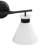 Kaylisa 2-Light Bathroom Vanity Light Fixture with Frosted Glass Shades-397128648