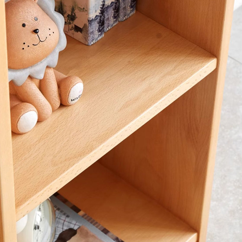 Bibliothèque de rangement de style nordique, (4 tablettes) H 57,48 po x l 15,75 po x P 12,99 po