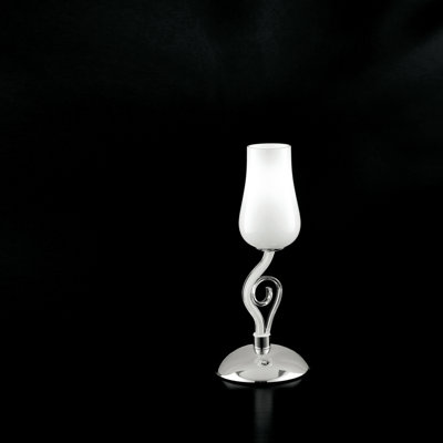 Pedro Glass Torchiere Lamp