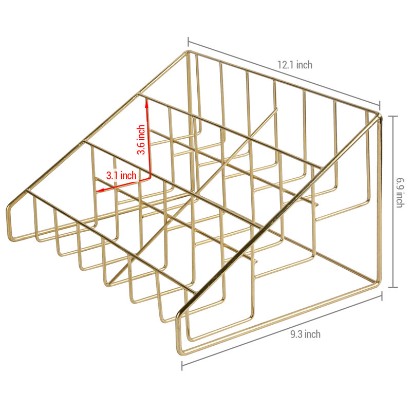 Metal 30.7cm H Media Shelves