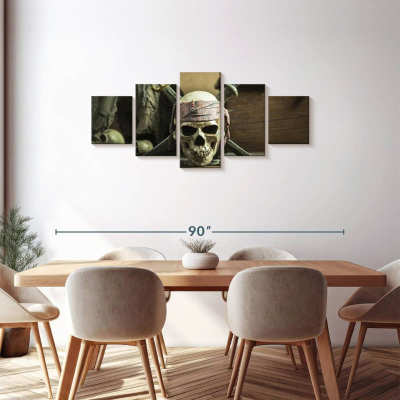 Pirate Skull, 30" H x 68" W