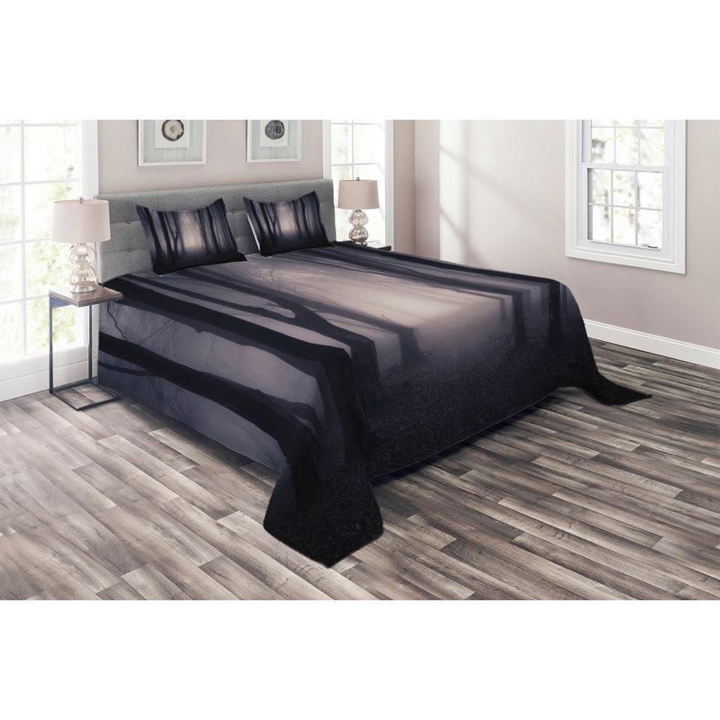 Forest Rustic Polyester Coverlet