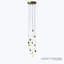 Leo Pendant-10 Drop Round-Satin Brass
