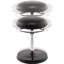 Chaise de bureau debout Office + similicuir noir-40177024