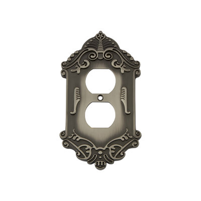 Victorian 1-Gang Duplex Outlet Wall Plate