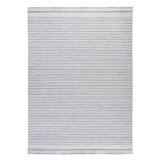 Selena Outdoor Striped Area Rug in Blue/Gray