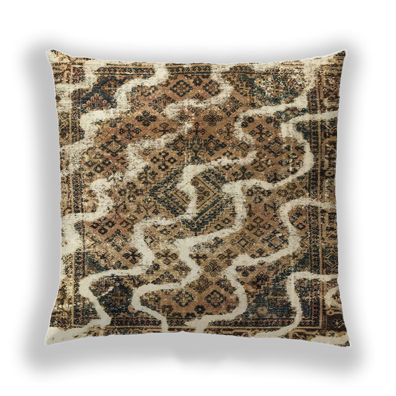 Coussin Abstract 2329, Microsuède