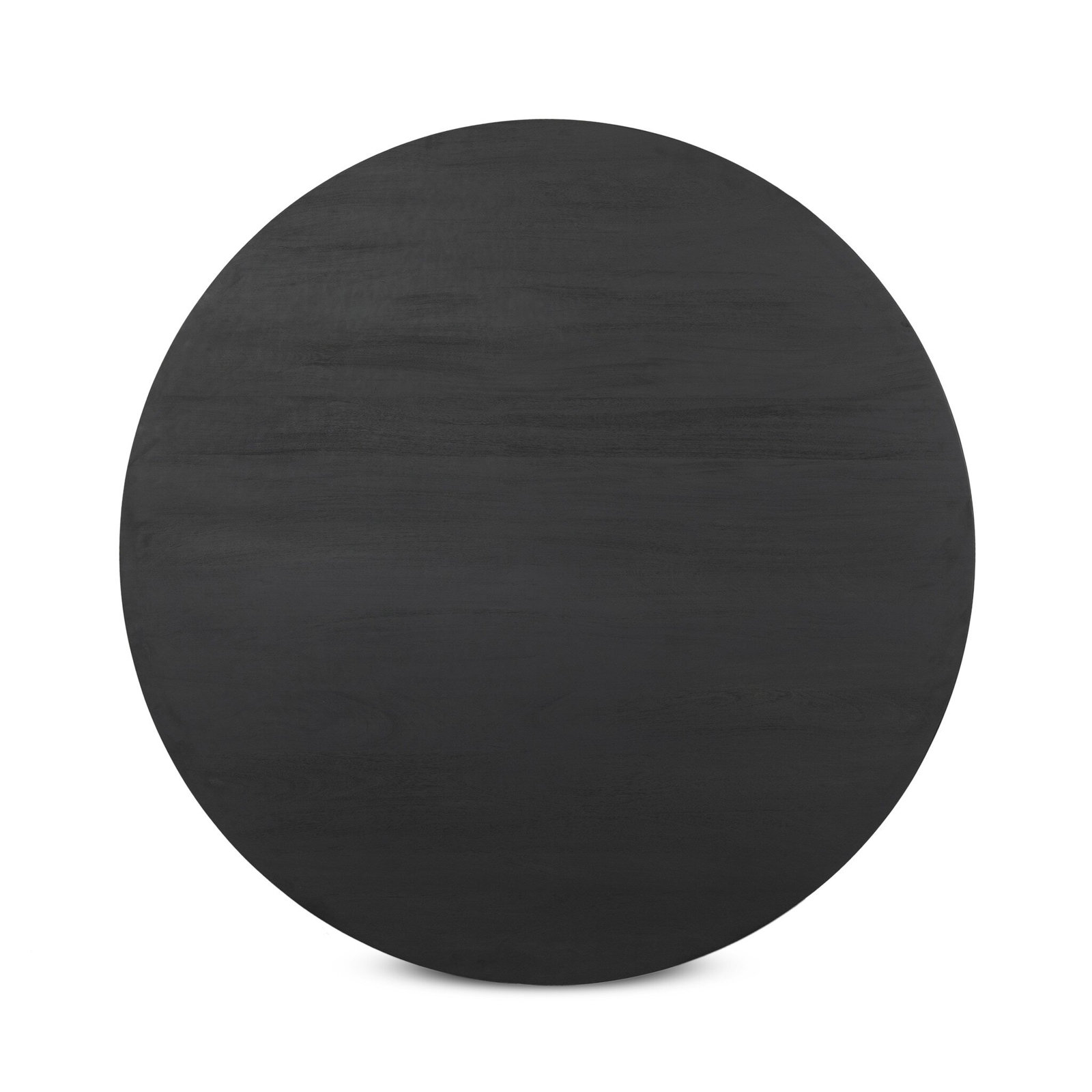 Darryn Mango Dining Table, 30" H x 72" W x 72" L, Black