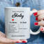Tasse amusante «To Mom VS To Dad» avec nom, cadeau de mamans