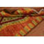 Tapis de couloir oriental géométrique orange marocain 3 x 10