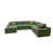 Dark Green Polyester Blend