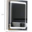 Armoire à pharmacie lumineuse à DEL avec miroir, organisateur de salle de bain mural à brancher avec 3 tablettes de rangement kleankin