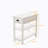 Narrow Side Table With Drawers And Bottom Shelf-333897176